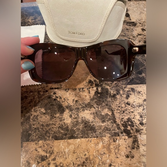 Tom Ford Tatiana TF63 Havana Sunglasses - Picture 5 of 16